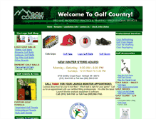 Tablet Screenshot of golf-country.com